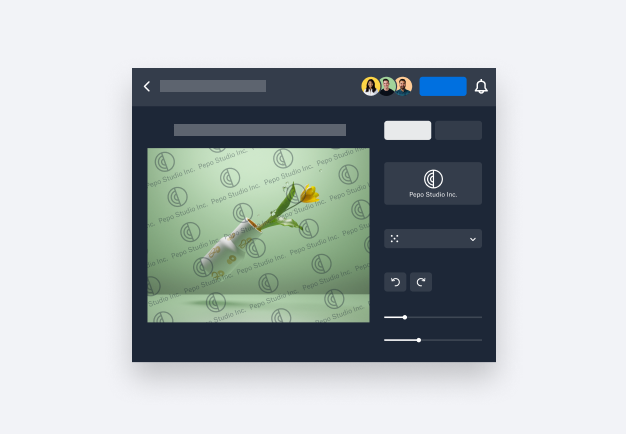 Watermarking files with Dropbox.